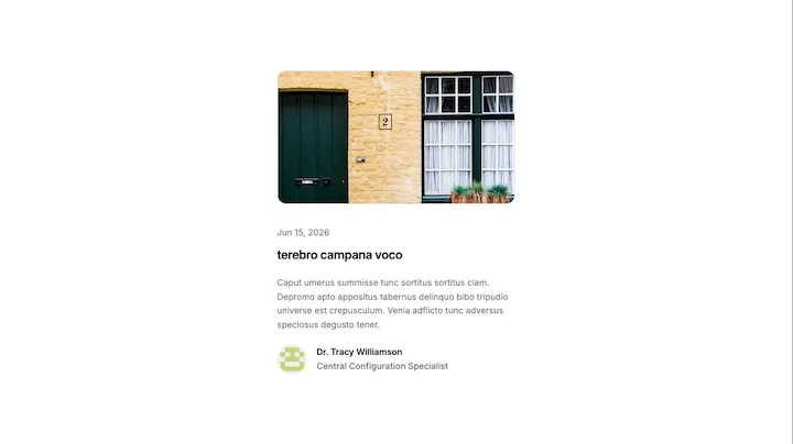 BlogPostSummary component
