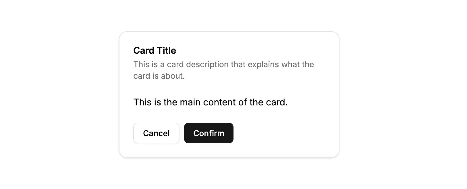 Card component