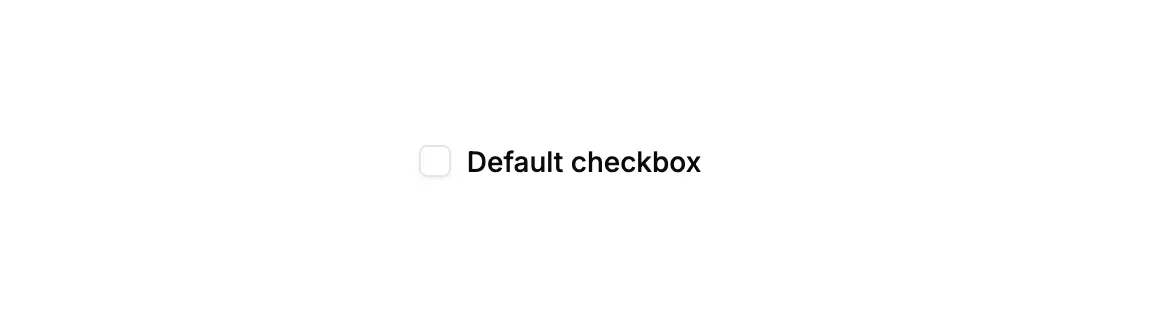 Checkbox component