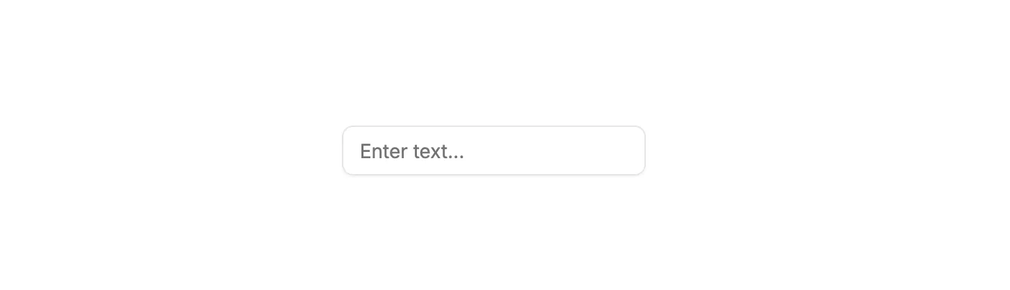 Input component
