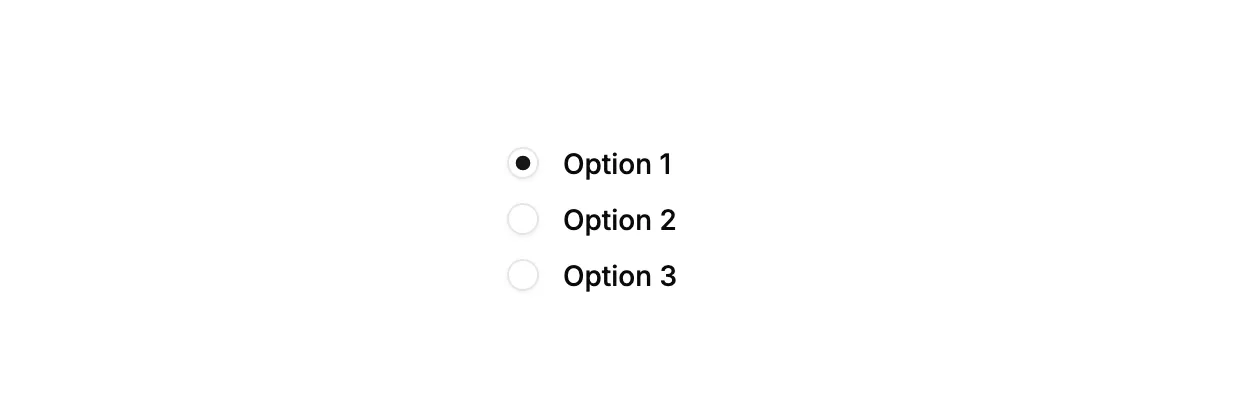 Radio Group component